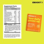 EBOOST Energy Drink & Electrolyte Powder, 20 Packets - Super Powder Pink Lemonade with No Added Sugar - Essential Blend of Vitamins, Nootropics & Natural Caffeine and Hydration - Pre & Post Workout - Image 2